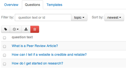 LibraryH3lp FAQ builder screenshot